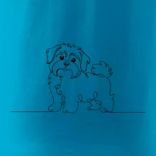 Havanský psík linka jedním tahem