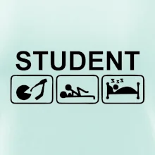 Pít užívat spát - student