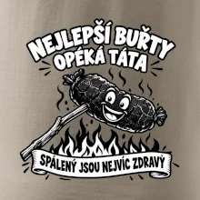Nejlepší buřty opéká táta Spálený jsou nejvíc zdravý