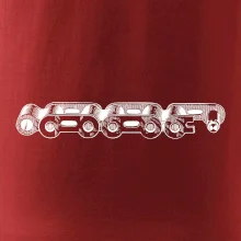 Cyklistický řetěz nákres