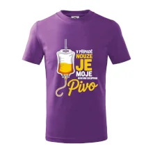 V případě nouze je moje krevní skupina pivo