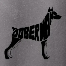 Dobrmans - nápis v tělě