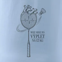 Badminton srdce s výpletem