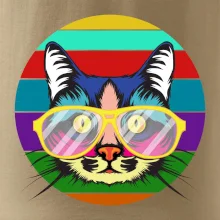 Kočka při barevném západu