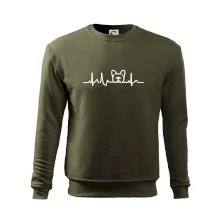 EKG Francouzský buldoček hlava