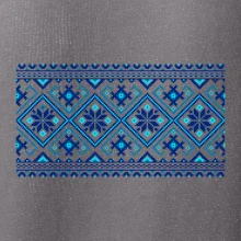 Ukrajinský vzor - modrý