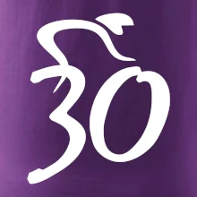 Cyklista slaví třicítku (30)
