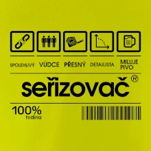 Čárový kód - seřizovač