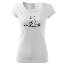 Kreslený hokejista tučnou fixou