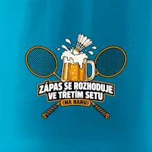 Badminton třetí set na baru