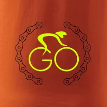 GO cyklista (fluo potisk)