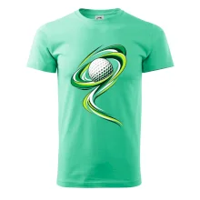 Golfový míček zelená dynamika