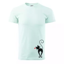 Zamilovaná kočka zezadu