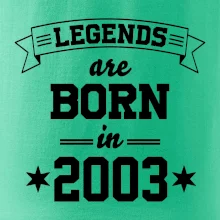Legends are born in 2003