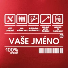 Vaše jméno - čárový kód