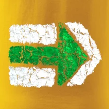 Párová turistická značka zelená