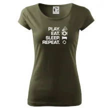 Play Eat Sleep Repeat badminton