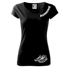 Running nápis šikmo