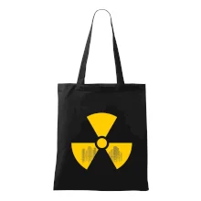 Radioaktivita - silueta města