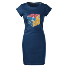 Rubikova kostka kreslená