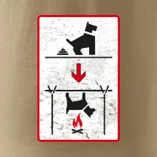 Tričko pro odpůrce sraní na chodníku