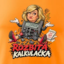 Alenka - rozbitá kalkulačka
