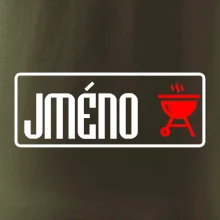 Triko na grilování s vlastním jménem