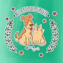 Kočka a pes best friends