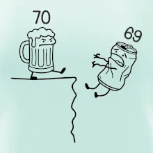 Pivo narozeniny - útes 70let