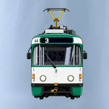T3R SLF čelo tramvaje linka 3