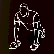 Trenér fitness jedním tahem