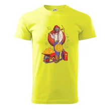 Horník těží bitcoiny