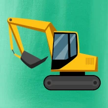 Bagr bez nápisu  z boku