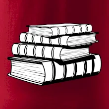 Knihy černobílé na sobě