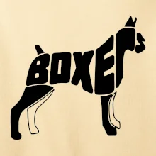 Boxer nápis v těle