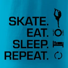 Eat sleep skate - lední bruslení