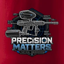 Technický nákres precision matters paintball