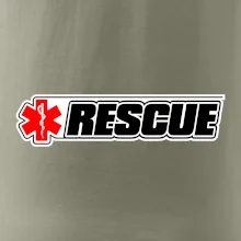 Záchranář rescue kříž červený
