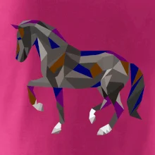 Kůň geometrie barevný