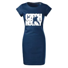 Czech hockey - nápis s hokejistou - Mistrovství světa v ledním hokeji 2026