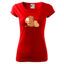 Kapybara se zmrzlinou