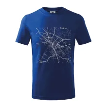 Černobílá mapa Znojmo