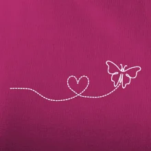 Dráha letu motýla - srdce