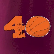 Basketball kulaté narozeniny 40