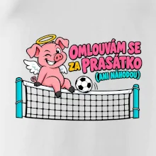 Nohejbalové prasátko na síti