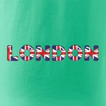 Nápis London vlajka