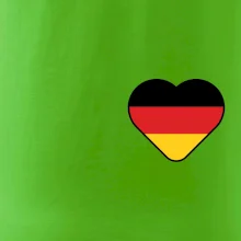 Germany love malé - Německá vlajka