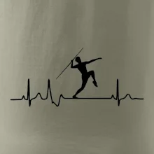 EKG hod oštěpem muž