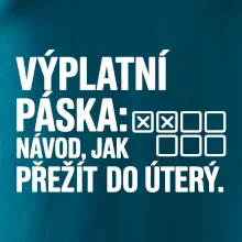 VÝPLATNÍ PÁSKA: Návod, jak přežít do úterý