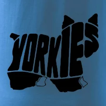 Jorkšírský teriér - Yorkie - Nápis v těle